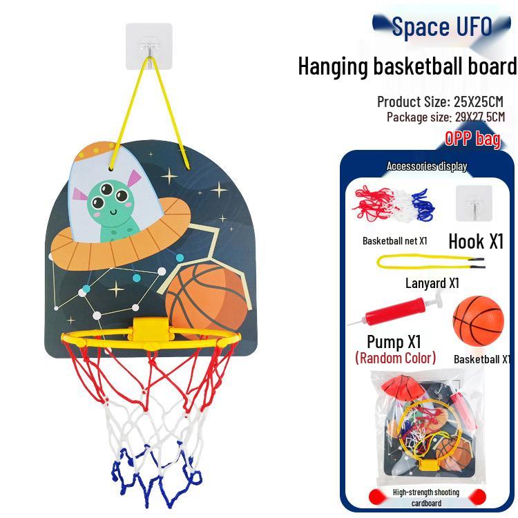 Canasta de Baloncesto Interior Ajustable Estilo Dibujos Animados para Niños con Envío Gratuito