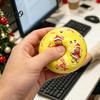 Anxiety Relief Squeezable Ball 1/4Pcs Christmas Stress Fidget Toy, Ball, Xmas Elastic Theme Sensory Party Favors for Adults and Kids Squeeze Toy