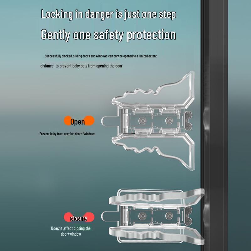 Child Safety Punch-Free Fridge & Cabinet Lock – Anti-Theft Combination Latch for Drawers, Windows, and Freezers
