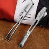 Alloys Precisions Tweezers Keychains Multiple Use Tool for Crafts Electronics and Cosmetic Applications