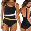 Monokini one-piece slimming swimsuit black XL striped back Monokini one-piece slimming swimsuit black XL striped back