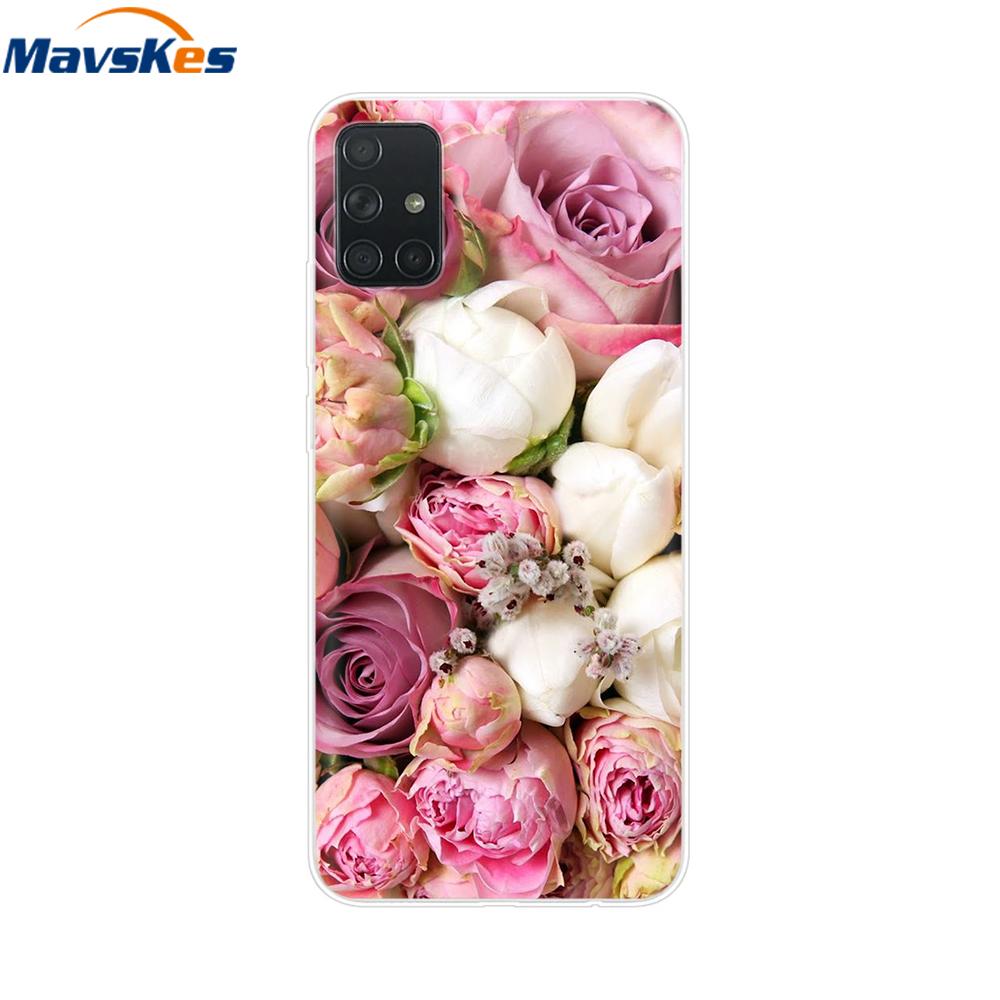 For Samsung Galaxy A51 Case Silicon Transparent Back Cover Phone Case for Samsung Galaxy A71 SM-A715F A515F A 51 71 Cover Fundas