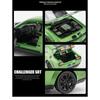 Simulation 1/24 Scale Dodge Challenger SRT Hellcat Alloy Car Model Sound Light Children Toy Vehicle Metal Miniature Voiture
