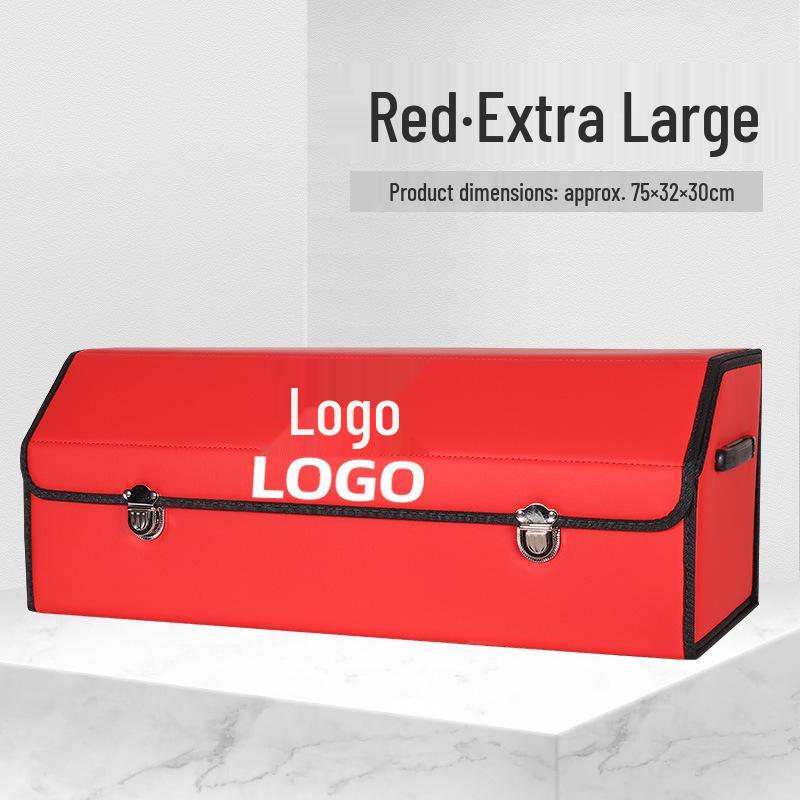 Multi-functional Leather Car Trunk Organizer and Storage Box