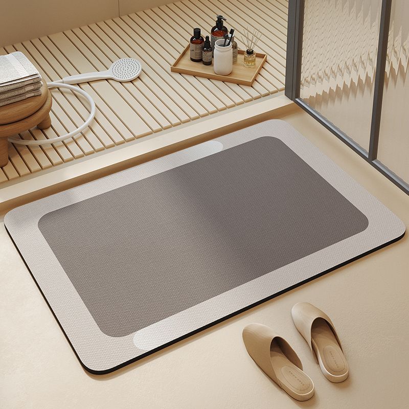 Cream Wind Diatom Mud Floor Mat Bathroom Water-Absorbing Quick-Drying Floor Mat Household Bathroom Door Non-Slip Easy To Take Care Of Floor Mat