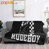 Skanking Rudeboy Ska Trojan Skinhead Scooterist Selector Ultra-Soft Blanket Quilt Winter Sofa Cover Bed Covers