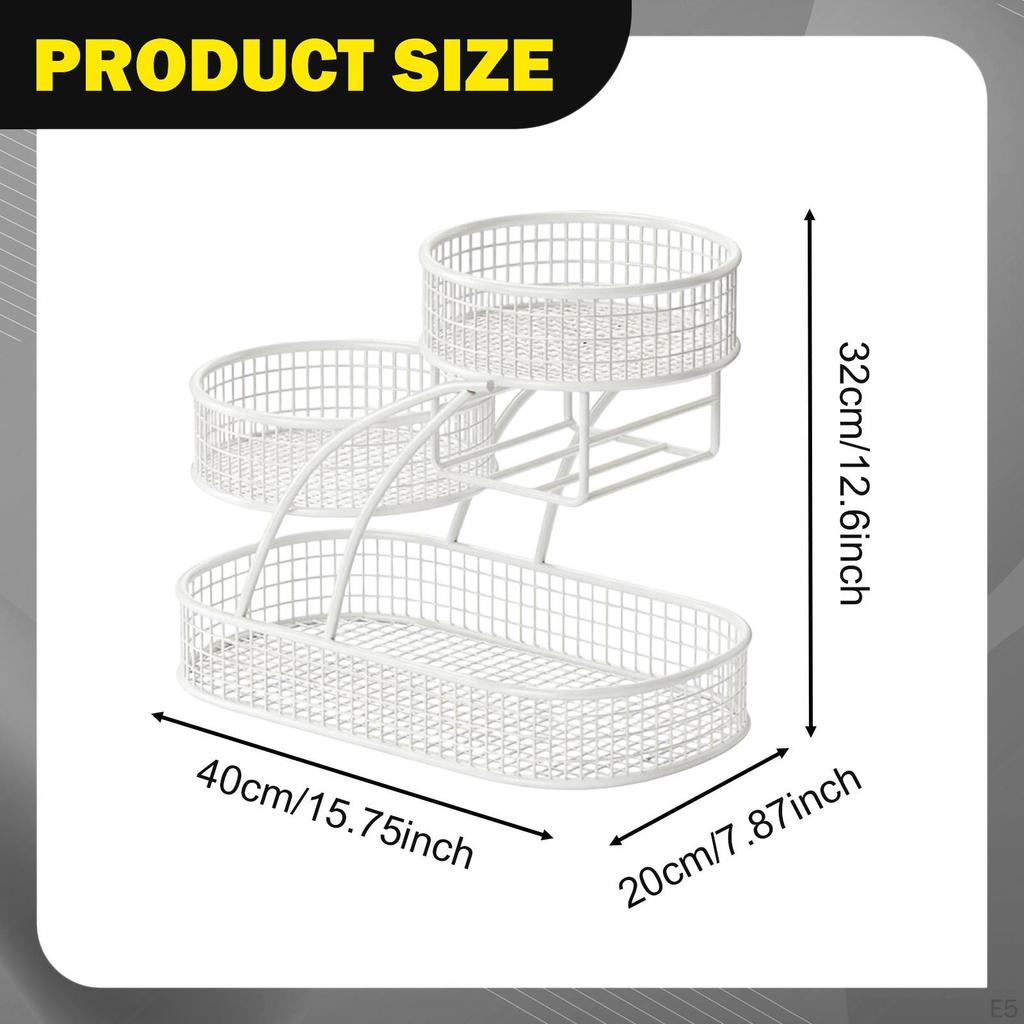 Stojan na ovoce, Koš, Nádoba, Víceúčelová, Moderní mísa, Úložný stojan na pult, k jídelnímu stolu