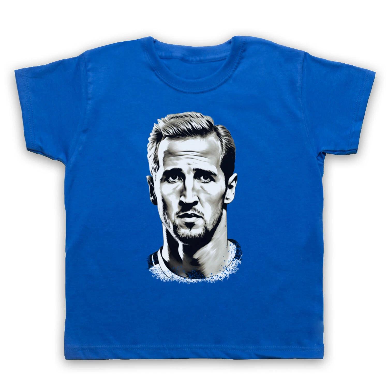 KANE ИЛЛЮСТРАЦИЯ ДАНЬ УВАЖЕНИЯ ФУТБОЛ ФУТБОЛ ГЕРОЙ ЛЕГЕНДА ДЕТСКАЯ ДЕТСКАЯ Футболка 120