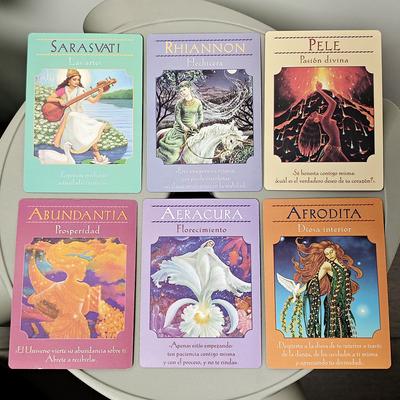 Goddess Guidance Oracle Deck 44 Pcs Oracle Cards 10.5*7.5cm Spanish Edition