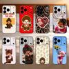 Cute M-monch-hichis Phone Case For iPhone 17,16,15,14,13,12,11 Plus,Pro Max,SE4Soft Silicone Black Cover