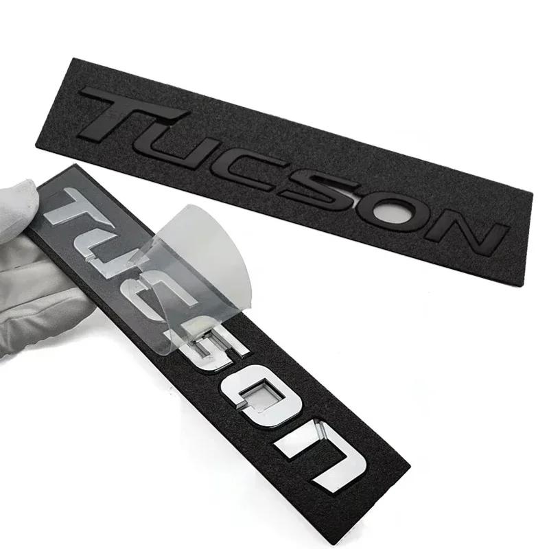 ankfz6 Stickers for Hyundai ABS Rear Trunk Emblem Kona I30 Tucson Sonata Elantra Accent Veloster 3D Car Chrome Tailgate Body Side Badge