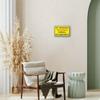 Caution Sign Metal Plate 20x30cm Entrance Exit Warning Sticker