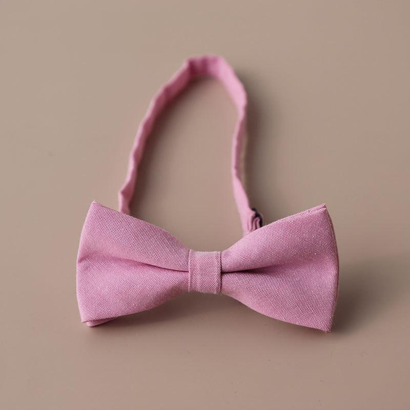 New Cotton Bow tie Kids Bow ties Boy Girls Bow knot Adult Solid Color Bow Ties Cravats Party Bowties For Children Gifts