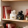 Yousheng Ceramic Couple Statue Hugging Kissing Lover Figurine for TV Stand Shelf Decor Romantic Couple Heart Sculpture for Wedding Anniversary Gift