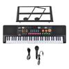 Btuty 61-Key Electronic Keyboard Piano with Dual Speakers, 16 Tones, 10 Rhythms, 6 Demo Instruments, Microphone and Sheet Music Stand for Beginners