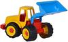 LKW Kipper with Excavator Toy Set, 29cm/36cm, Soft Rubber Tires, Sand Play Toys for Kids Ages 10 Months and Up