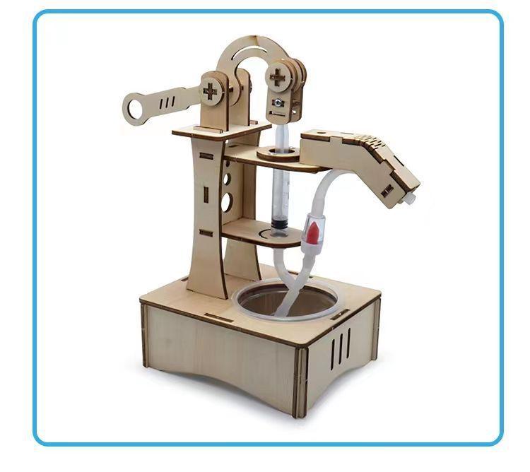 DIY Hand-Crank Generator Educational Science Toy for Kids