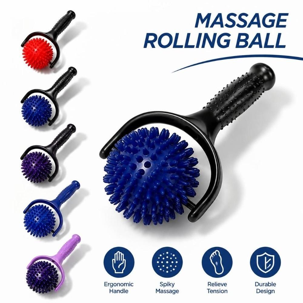 Handheld Yoga Massage Stick Roller Design Muscle Relief Stick Muscle Recovery