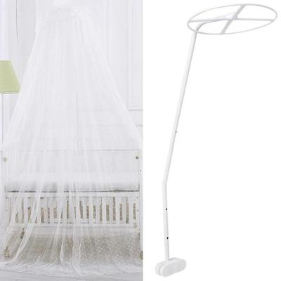 Bed Dome Cots Accessories Iron Mosquito Net Stand White Round Bed Net Holder Stand Durable Mosquito Bar Frame Home