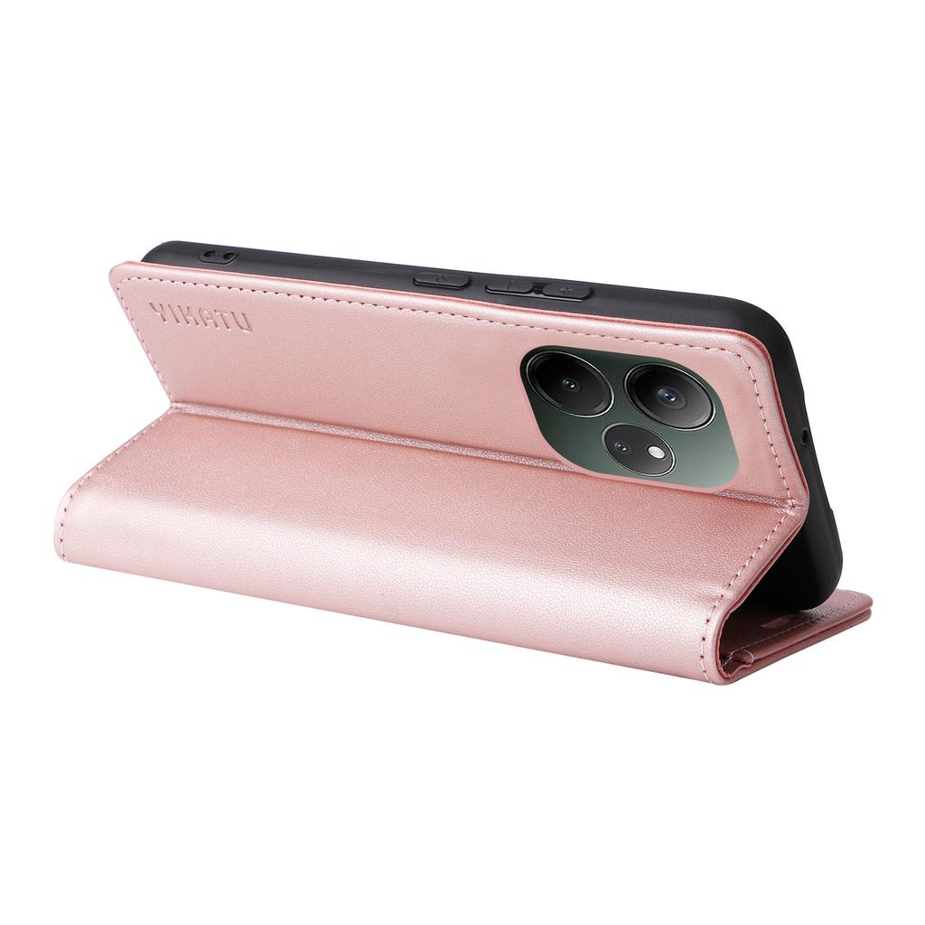 YIKATU YK-001 For Realme GT 6 5G Case Magnetic Closure Leather Stand Flip Folio Phone Cover