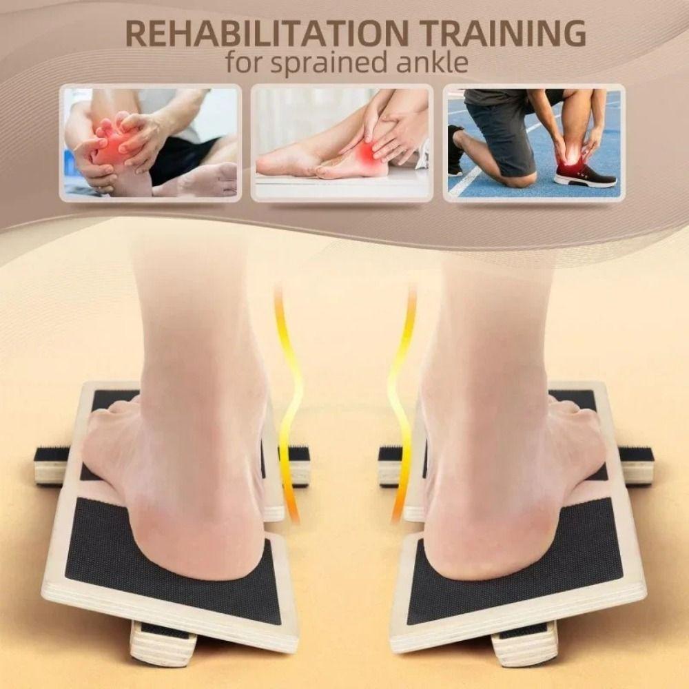 Wooden Ankle Balance Board Non-slip Wobble Board New Ankle Strengthener  Balance Training
