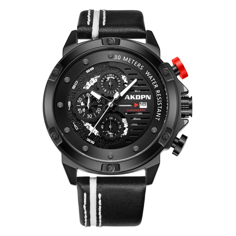 Multifunctional Luminous Sports Chronograph Men's Watch Quartz Watch