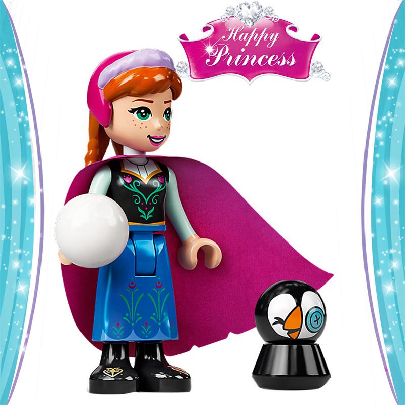 2 IN 1 SLUBAN Girl Royal Carriage Wagon Model Building Blocks Enlighten Action Figure Toys For Children