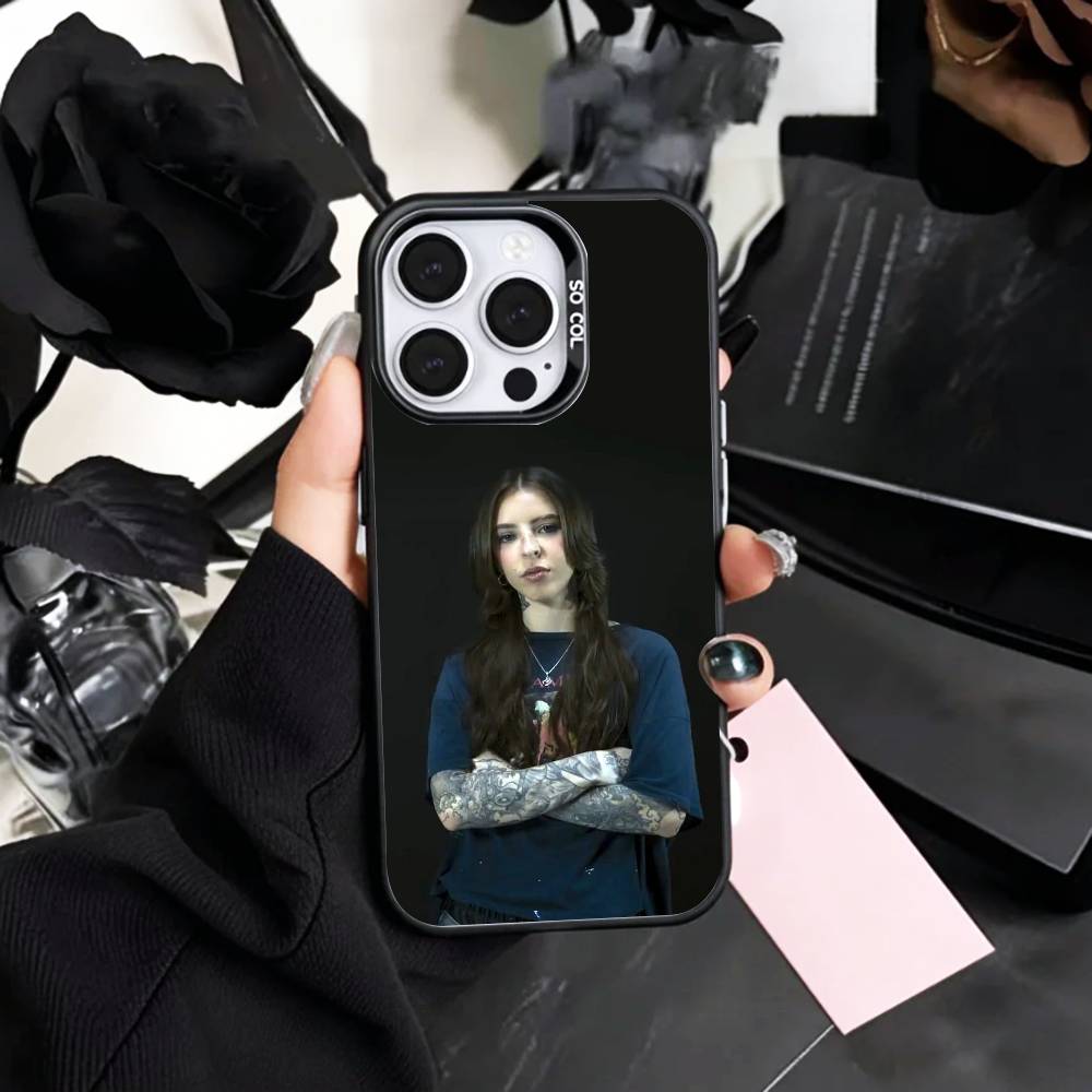 Sängerin Young Miko Nicht stören Handyhülle Für iPhone17,16,15,14,13,12,11 Plus,Pro Max Farbige Silberbeschichtete Innenabdeckung