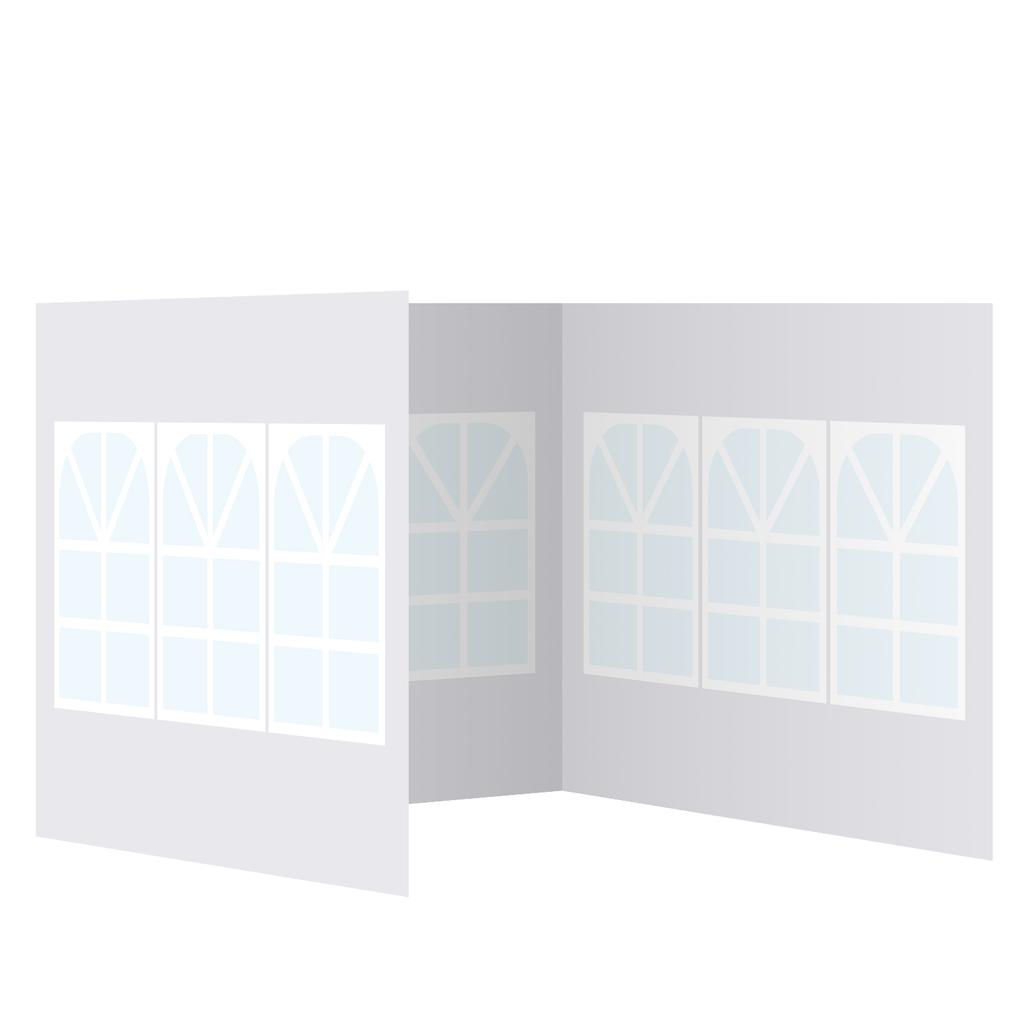 Canopy Tent Sidewall Outdoor Tent Side Wall 210D Oxford Cloth Waterproof Rainproof Shade Cloth