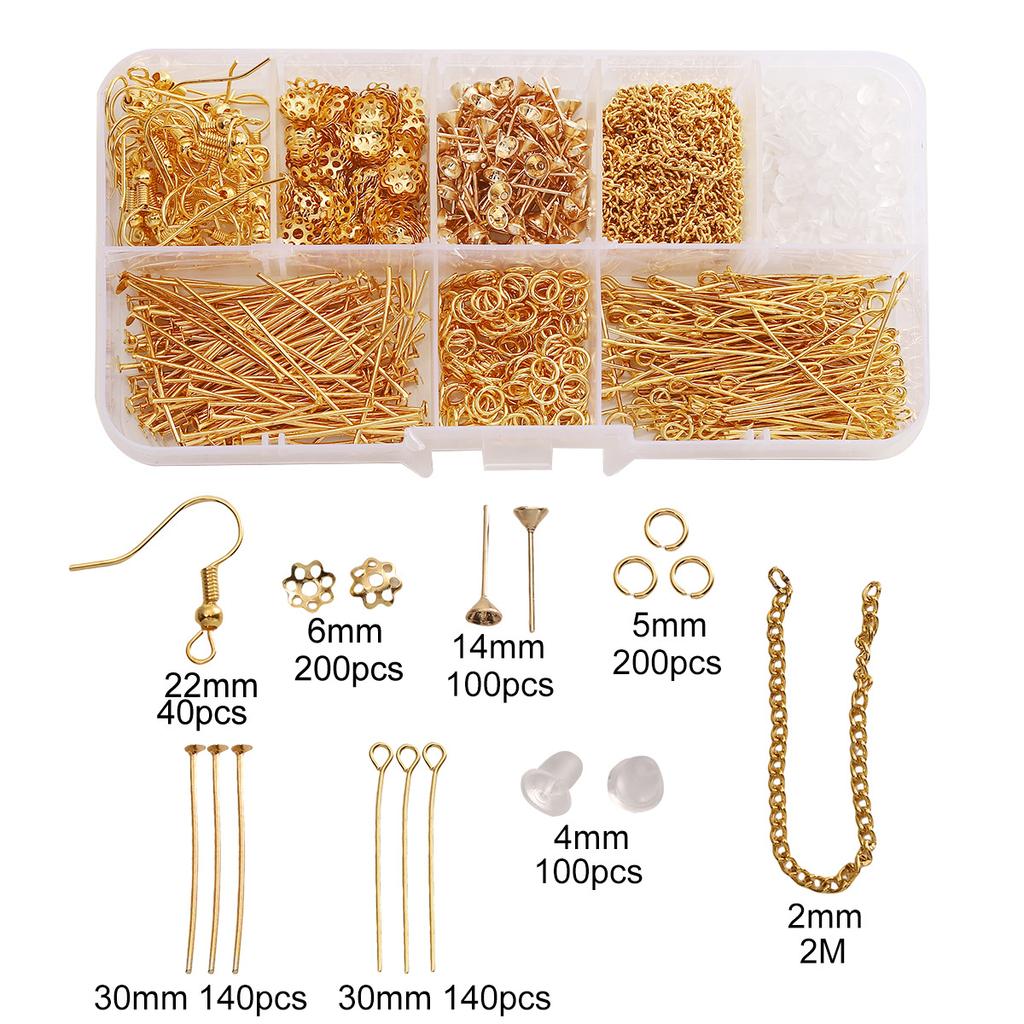 DIY Jewelry Accessories, Earrings, Ear Hooks, Bracelets, Necklaces, Handmade Bead Materials, Tool Sets