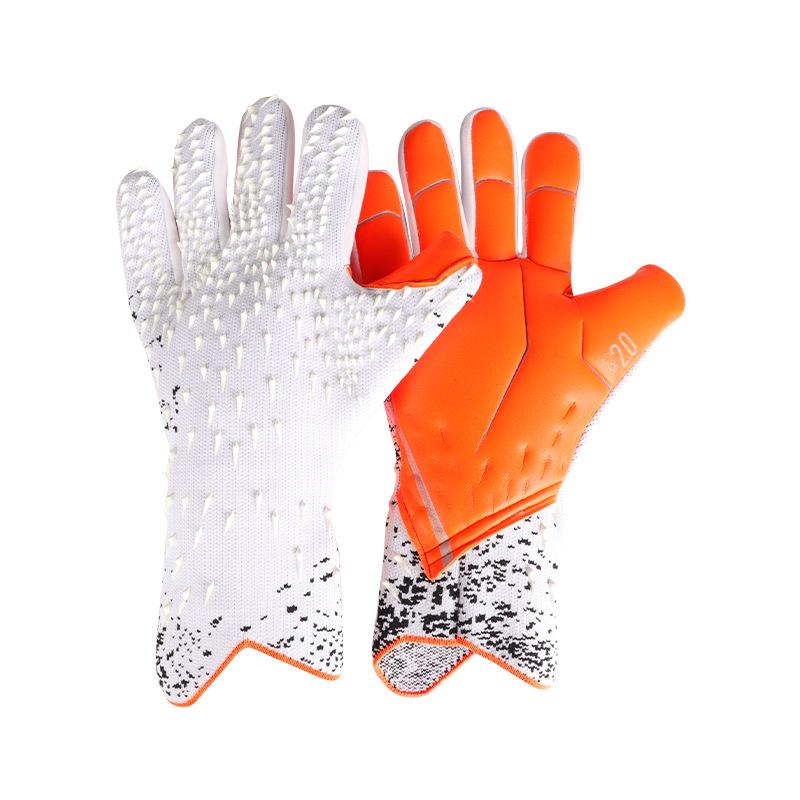 International Adult Latex Fingerless Breathable Thickened Goalkeeper Gloves