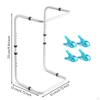 Blanket Lifter with Clips HeightAdjustable Sturdy Bed Cradle for Bedroom,