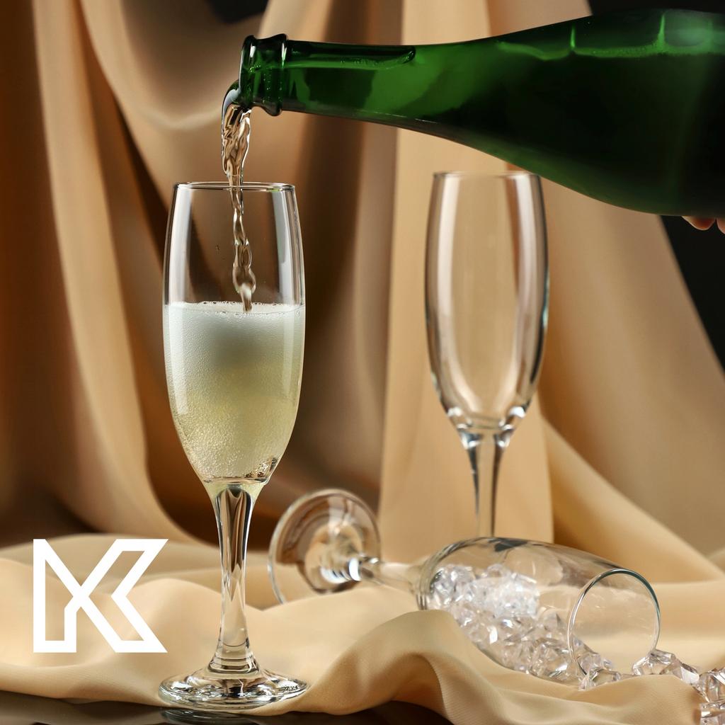 KADAX Champagne Glasses Set of Glasses Set of 6pcs