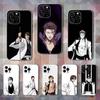 Heiß A-Aizen S-Sousuke Anime Handyhülle Für iPhone 16,15,14,13,12,11 Pro,Max,Plus,X,XS,XR,SE,Mini Transparent Weiche Abdeckung