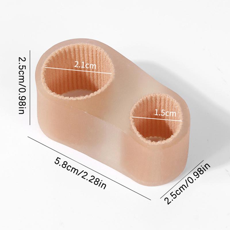 2Pcs/1Pair Silicone Toe Spreader Separator Bunion  Corrector Thumb Finger Correction Straightener Foot Care Tool