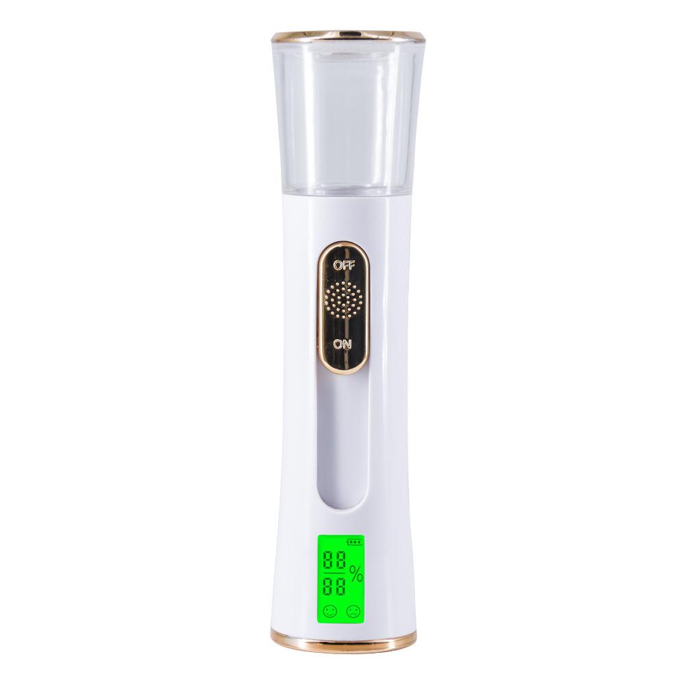 Nano Spray Rechargeable Facial Steamer & Humidifier - Double Spray Cold Mist Beauty Device