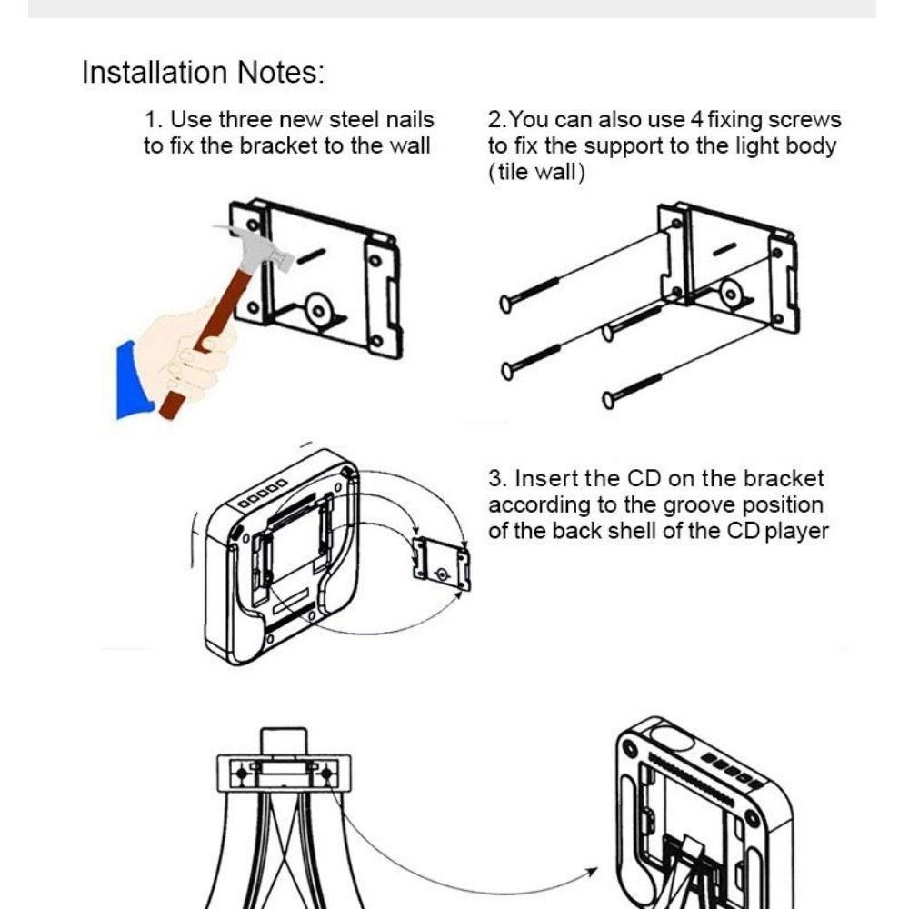 LED ekranlı Bluetooth CD Çalar (Şarj fonksiyonu ile)