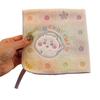 Marushin Chiikawa Loop Towel, Pastel Dot Shower, Organic Cotton, Antibacterial Treatment, 0776016200