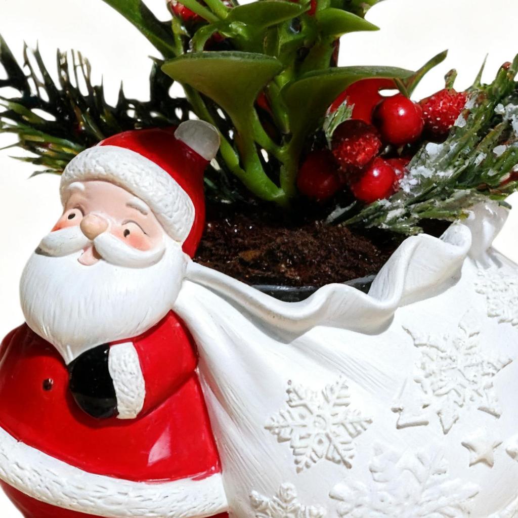 Planter Molds For Resin 3D Silicone Christmas Santa Casting Mould Candy Container Casting Moulds For Party Planners Art Teachers
