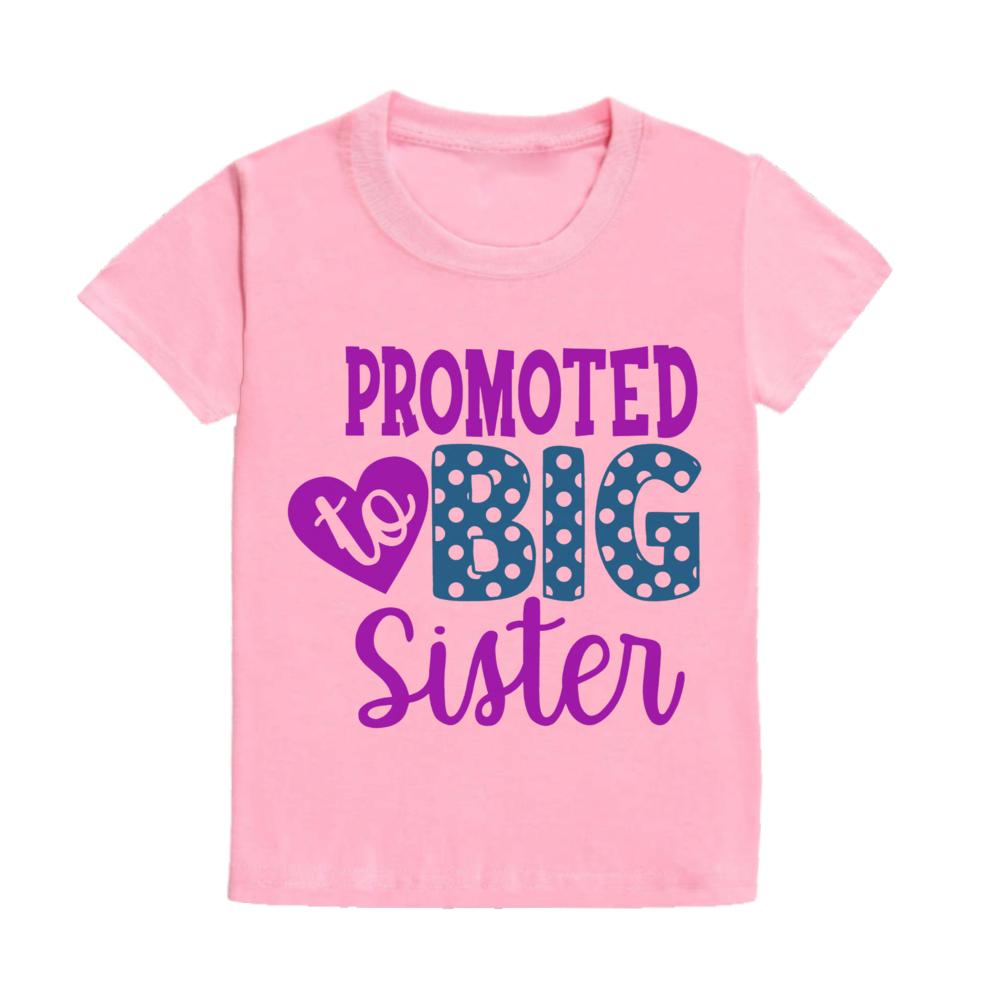 I'm Going To Be A Big Sister T-shirt Baby Announcement Big Sister Sibling Clothes Tops Toddler Rainbow Shirt Girl Kids Clothing