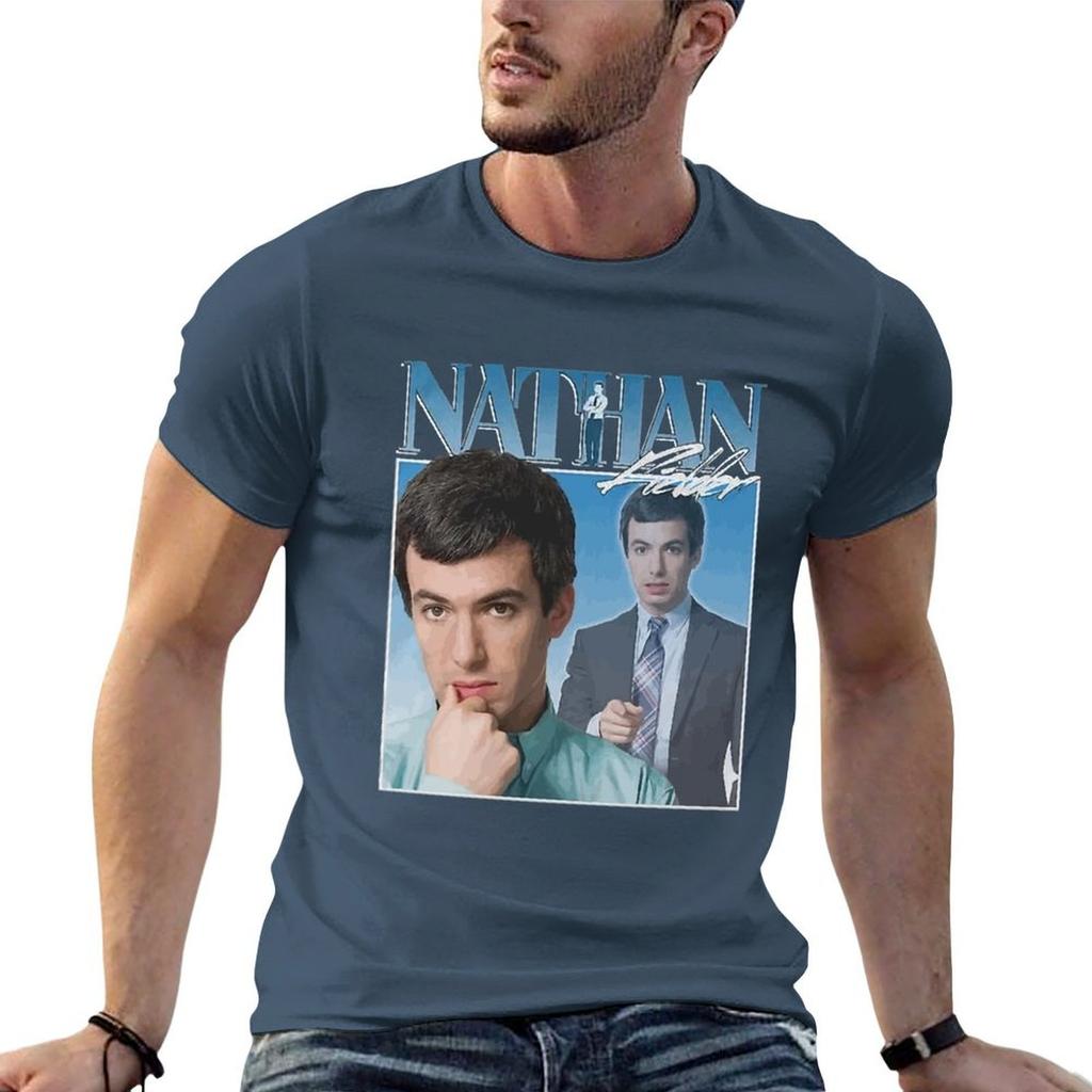 Nathan Fielder 90s Tshirt Unisex Clothes Blanks Anime Aesthetic Clothing Unisex Graphic T Shirts