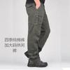 Herren Herbst Cargohosen Mehrere Taschen Kordelzug Lässige Hosen