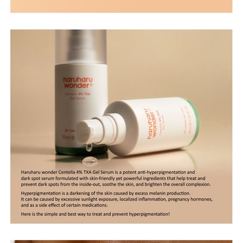 haruharu wonder - Centella 4% TXA Gel Serum