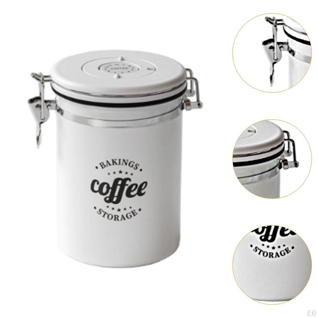 Coffee Beans Airtight Container Coffe Rage Jar Easy To Use Organizer Multifunctional