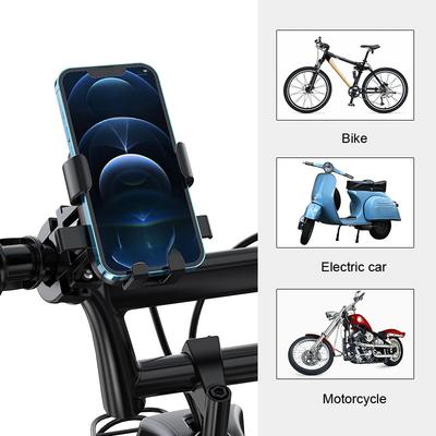 Anti-slip Phone Mount 360° Rotatable Adjustable Bike Phone Mount for Outdoor Cycling Mountain Bike Scooter Accessories