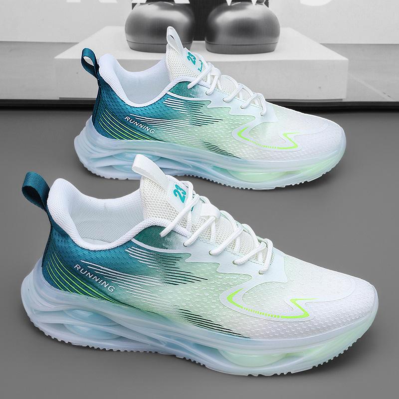 

Large size trendy shoes men s summer new versatile casual sports shoes breathable mesh shoes men s outdoor running shoes 39 белый