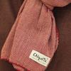 CHIQUITA Long Scarf (Checked Cotton) Burgundy 243701CBU