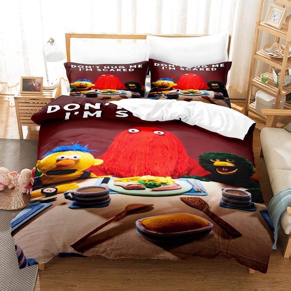 

3d Print Anime Don t Hug Me I m Scared Bedding Set Single Twin Full Queen King Size Bed Set Adult Kid Bedroom Duvet Cover Sets EU single(135x200cm)