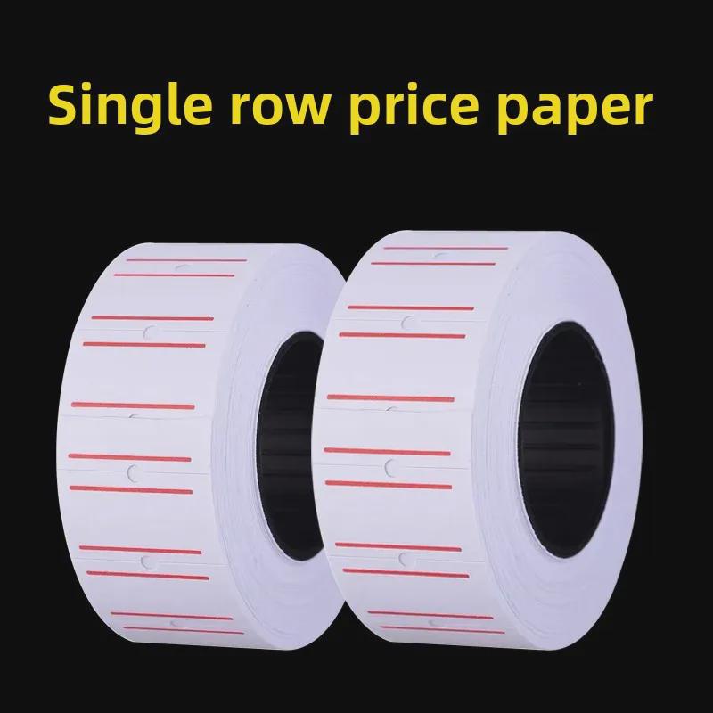 White Self-Adhesive Price Label Stickers for Supermarket Coding