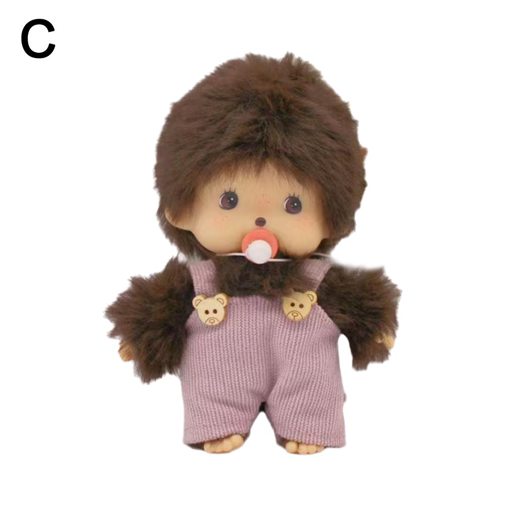 Kawaii Kindergarten Mochi Puppe 15cm PP Baumwolle Affe Plüschpuppe Handpuppe Tasche Anhänger Anhänger Geschenk Plüschtier